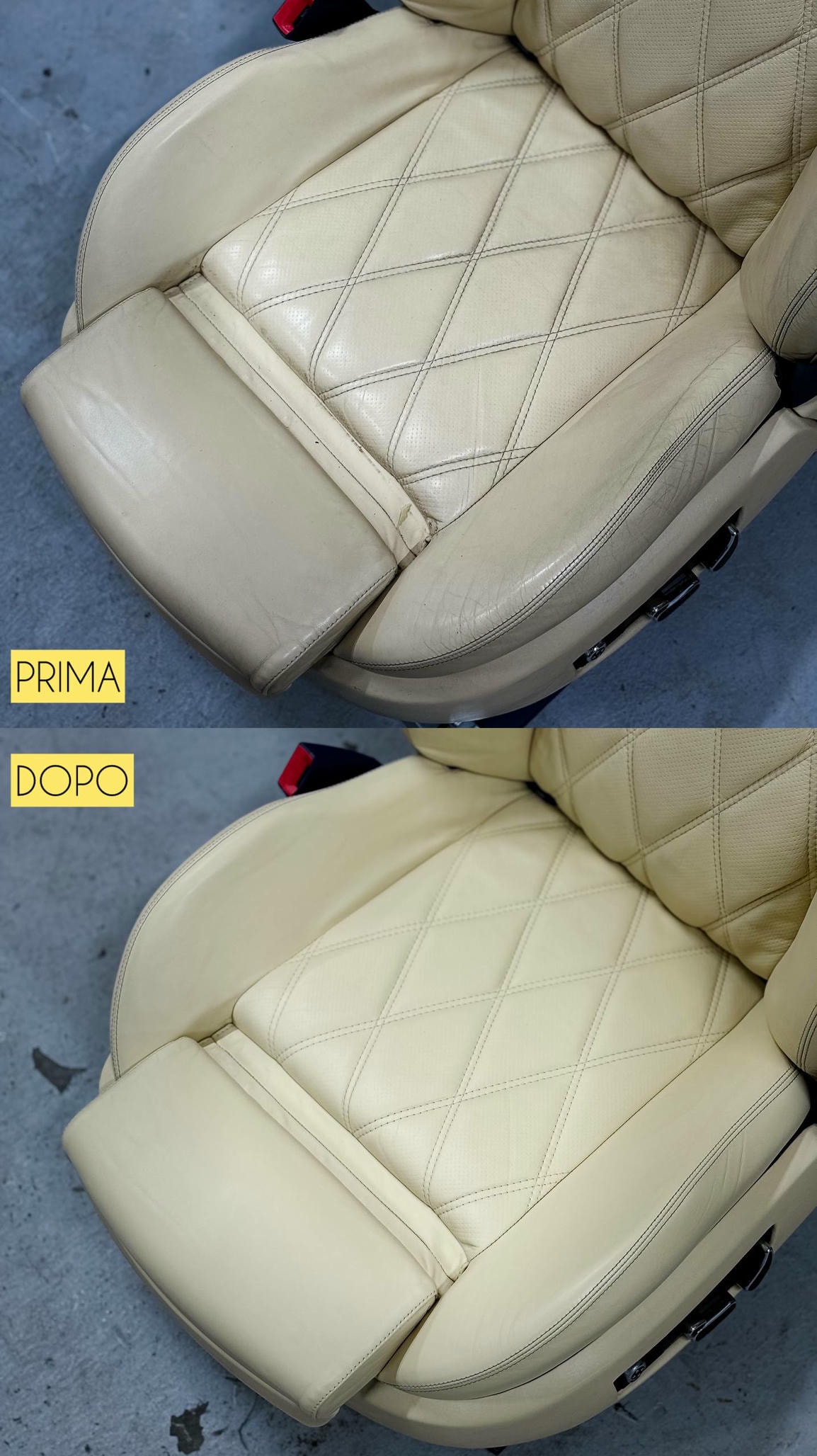 Tappezzeria - Volante VW Prima e Dopo